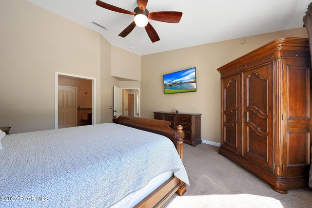 26647 N 43rd St, Cave Creek, AZ 85331 - bedroom with light carpet and a ceiling fan