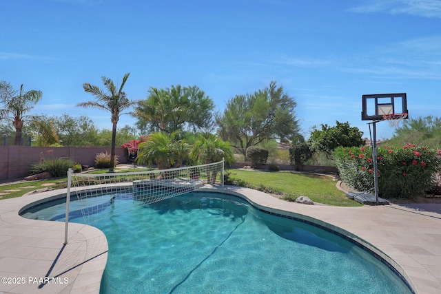 26647 N 43rd St, Cave Creek, AZ 85331 - view of swimming pool with a fenced backyard