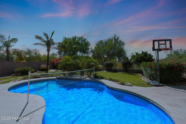 26647 N 43rd St, Cave Creek, AZ 85331 - view of swimming pool with a fenced backyard