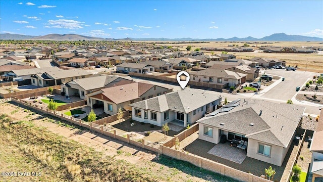 8935 N Tromontana Rd, Prescott Valley, AZ 86315 - aerial view of residential area featuring a mountainous background