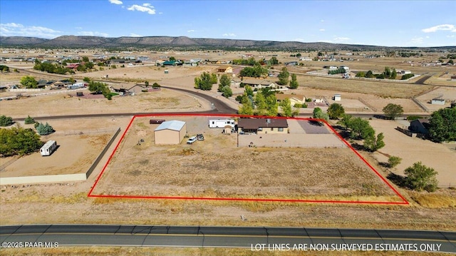 25690 N Burgundy Way, Paulden, AZ 86334 - bird's eye view featuring a mountain view