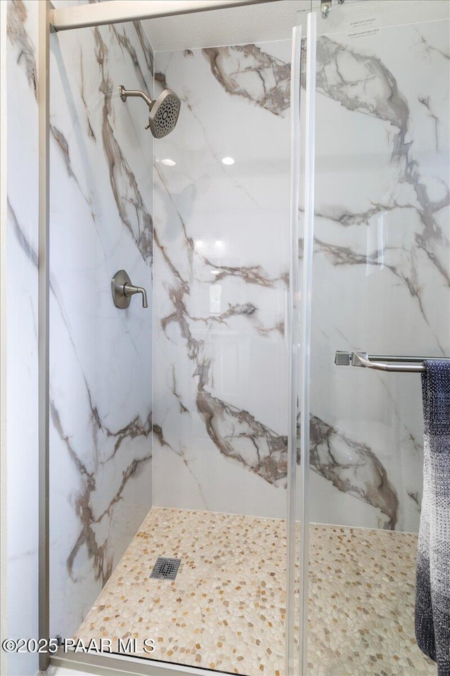 1287 N Lois Dr, Prescott, AZ 86301 - bathroom with a marble finish shower