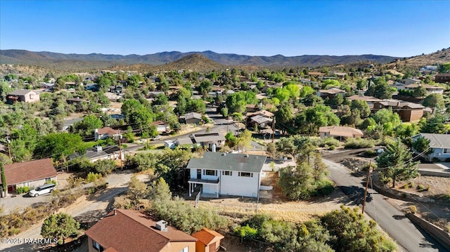 1287 N Lois Dr, Prescott, AZ 86301 - aerial view of residential area with mountains
