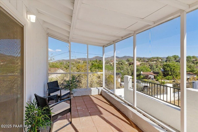 1287 N Lois Dr, Prescott, AZ 86301 - unfurnished sunroom with a mountain view