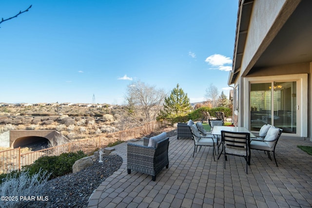 view of patio / terrace with outdoor lounge area