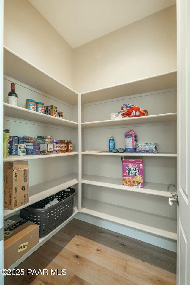 view of pantry