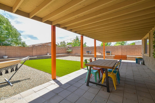 view of patio