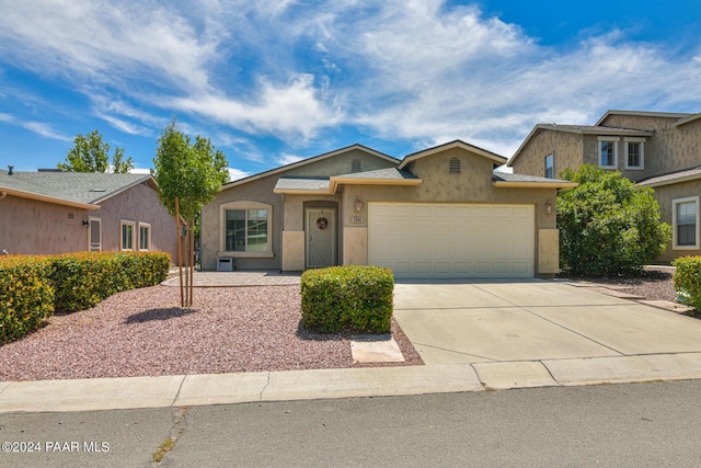 ranch-style house with a garage