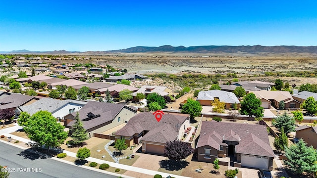 1147 N Lucky Draw Dr, Prescott Valley, AZ 86314 - aerial perspective of suburban area with a mountainous background