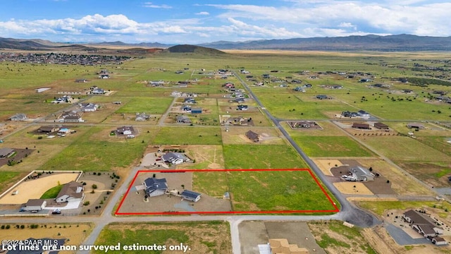 9820 N Echo Ridge Cir, Prescott Valley, AZ 86315 - birds eye view of property with a mountain view