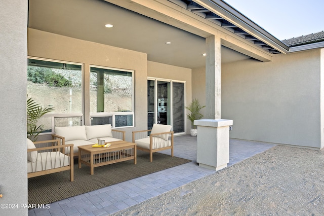 view of patio / terrace with outdoor lounge area