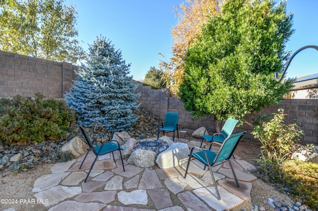 view of patio