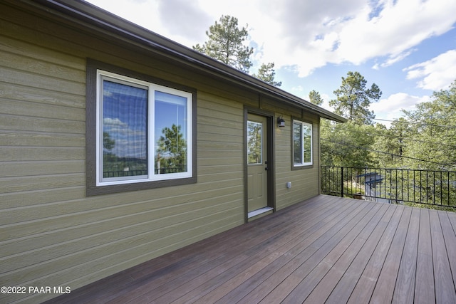 view of deck