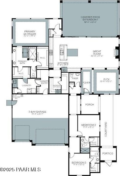 3205 Willow Butte Cir, Prescott, AZ 86301 - view of home floor plan