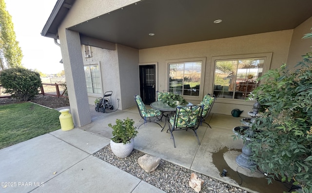 view of patio