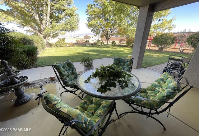 view of patio