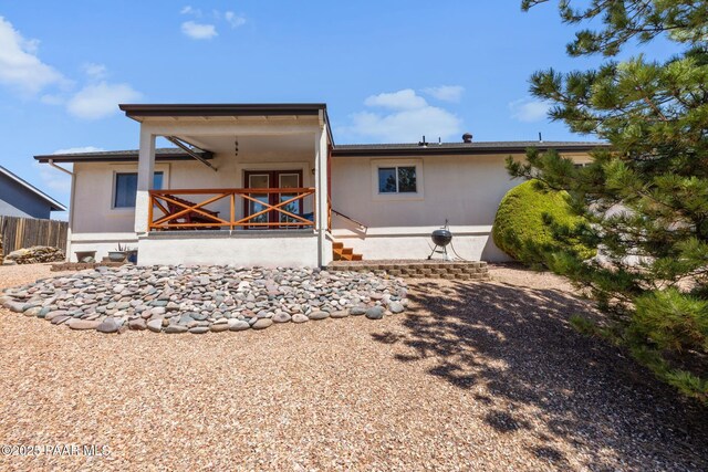 9341 E Manzanita Cir, Prescott Valley, AZ 86314 - back of property with fence