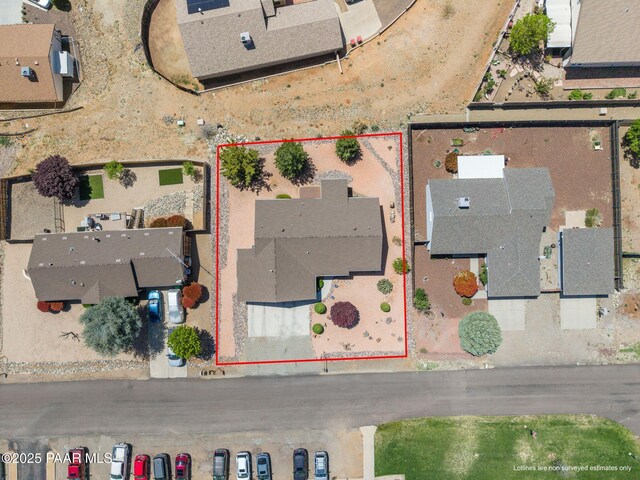 9341 E Manzanita Cir, Prescott Valley, AZ 86314 - drone / aerial view with a residential view