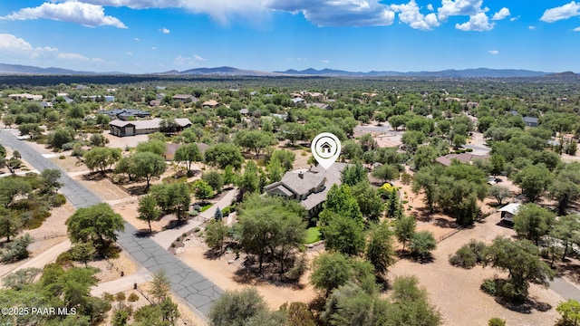 2469 W Post Oak Dr, Prescott, AZ 86305 - bird's eye view of a mountainous background