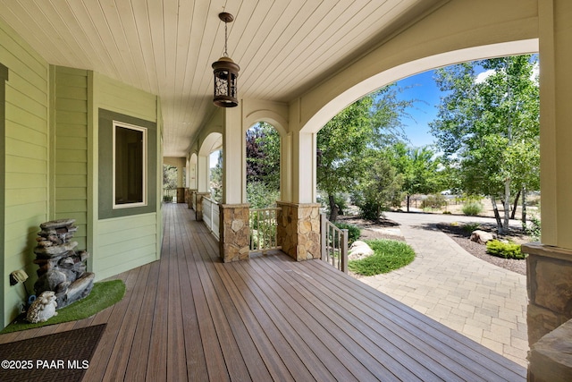 2469 W Post Oak Dr, Prescott, AZ 86305 - view of wooden porch