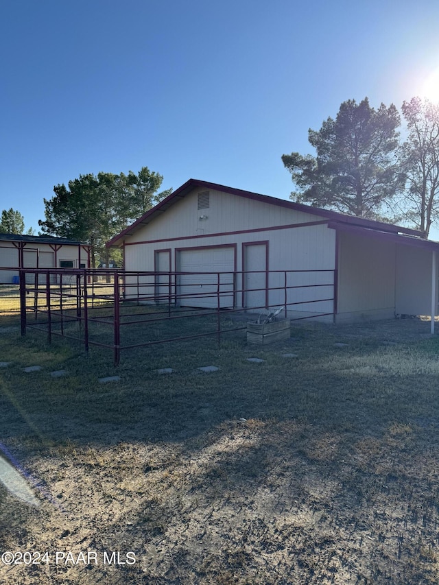 view of outbuilding