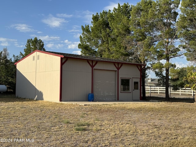 view of outbuilding