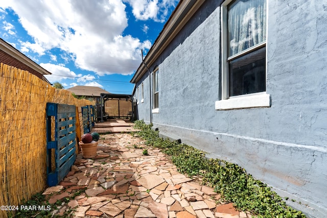 view of side of property