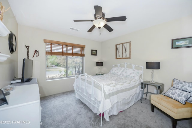 1101 S Milton Ave, Prescott, AZ 86303 - carpeted bedroom with ceiling fan