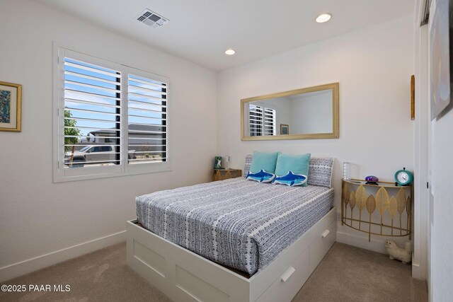 5083 N Kingsley Ct, Prescott Valley, AZ 86314 - bedroom with carpet floors and recessed lighting