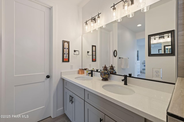 5083 N Kingsley Ct, Prescott Valley, AZ 86314 - bathroom featuring double vanity