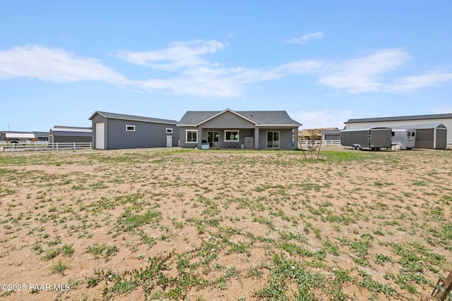 1450 Henry Dr, Chino Valley, AZ 86323 - rear view of house featuring fence