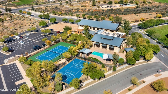 1291 N Wide Open Trl, Prescott Valley, AZ 86314 - drone / aerial view of a pool area