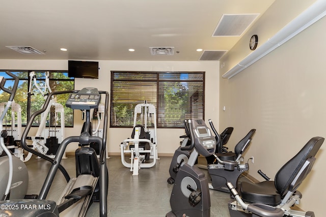 1291 N Wide Open Trl, Prescott Valley, AZ 86314 - workout area with recessed lighting and baseboards