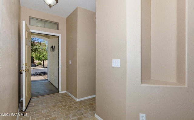 view of entrance foyer