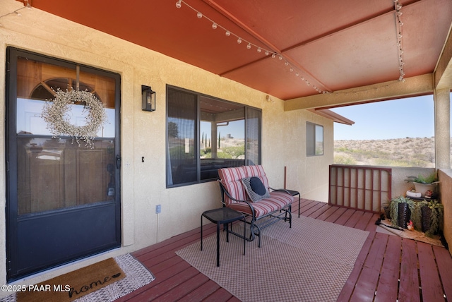 17571 E Hummingbird Ln, Mayer, AZ 86333 - view of wooden deck
