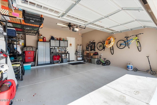921 N Soliz St, Dewey-Humboldt, AZ 86327 - garage featuring a garage door opener