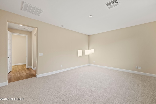 empty room with light carpet