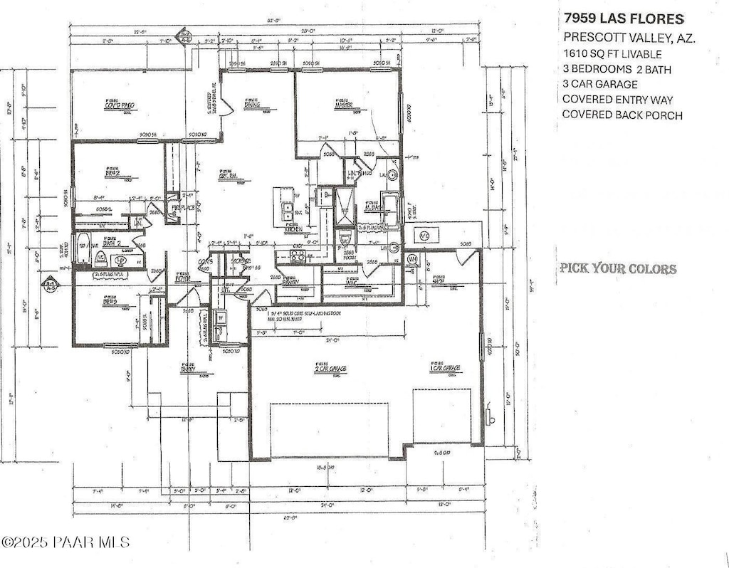 7959 E Las Flores Ave, Prescott Valley, AZ 86314 - home floor plan