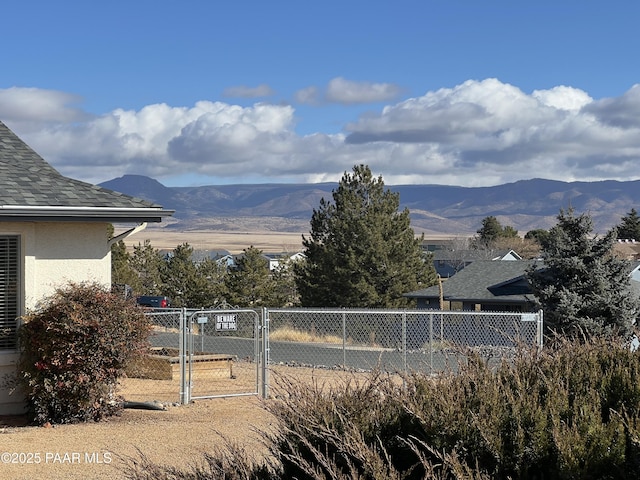 view of mountain feature