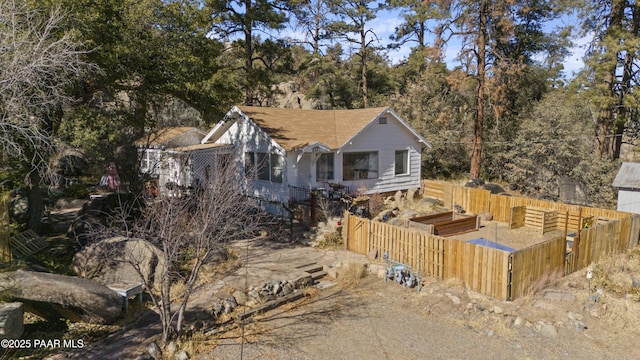 view of bungalow-style house