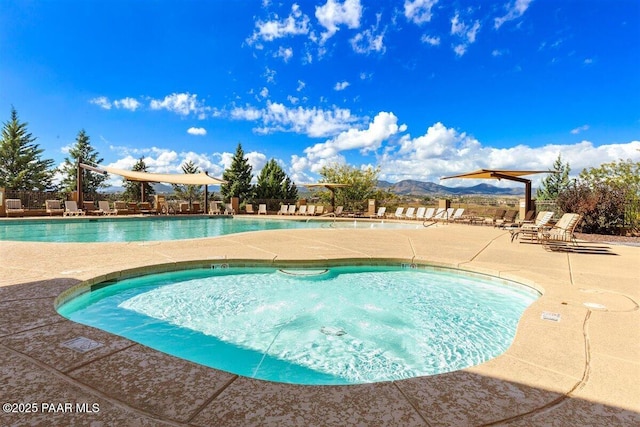 13014 E Vega St, Dewey-Humboldt, AZ 86327 - community pool with a patio and a mountain view