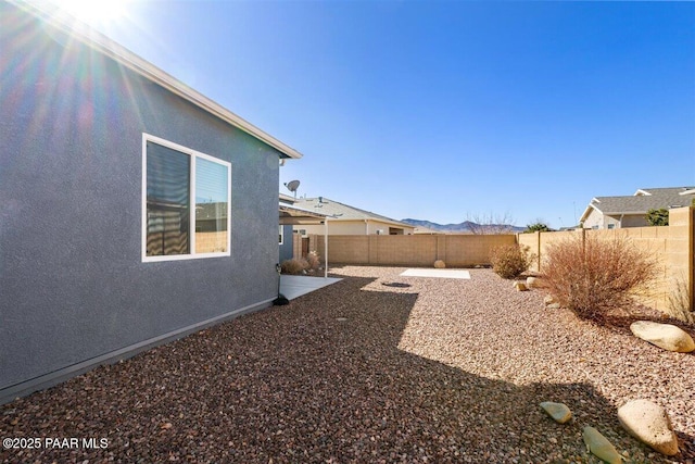 view of yard with a patio area