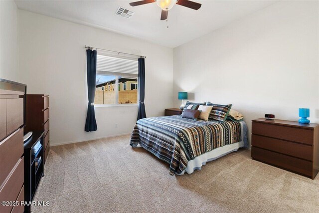 13014 E Vega St, Dewey-Humboldt, AZ 86327 - bedroom featuring carpet and a ceiling fan
