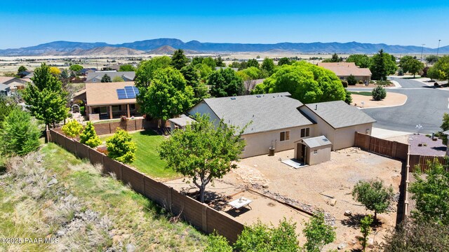 7812 E Rusty Spur Trl, Prescott Valley, AZ 86315 - aerial view of residential area featuring a mountain backdrop