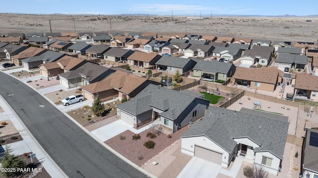 bird's eye view featuring a residential view