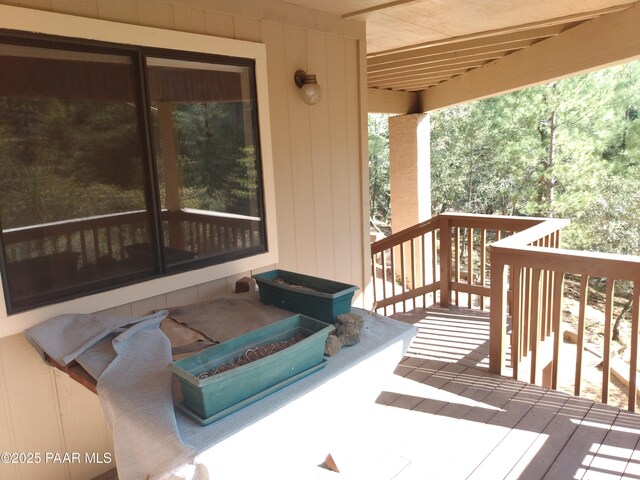 918 Marcus Dr, Prescott, AZ 86303 - view of wooden deck