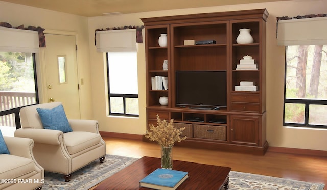918 Marcus Dr, Prescott, AZ 86303 - living room featuring wood finished floors and baseboards
