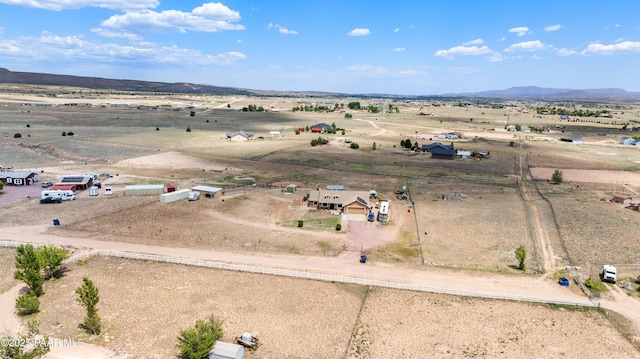 26455 N Bull Snake Rd, Paulden, AZ 86314 - view of rural area with a desert landscape and a mountainous background