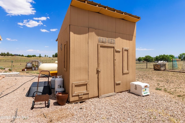 26455 N Bull Snake Rd, Paulden, AZ 86314 - view of shed featuring a view of countryside