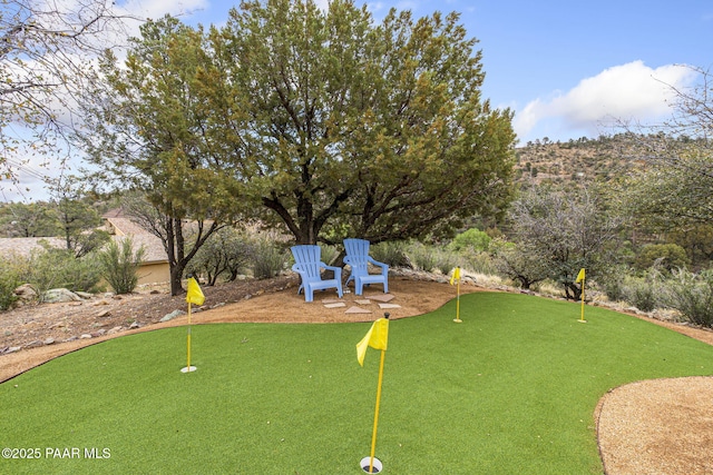 1671 W Catim Way, Prescott, AZ 86305 - view of yard featuring a putting area